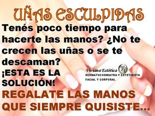 Uñas esculpidas